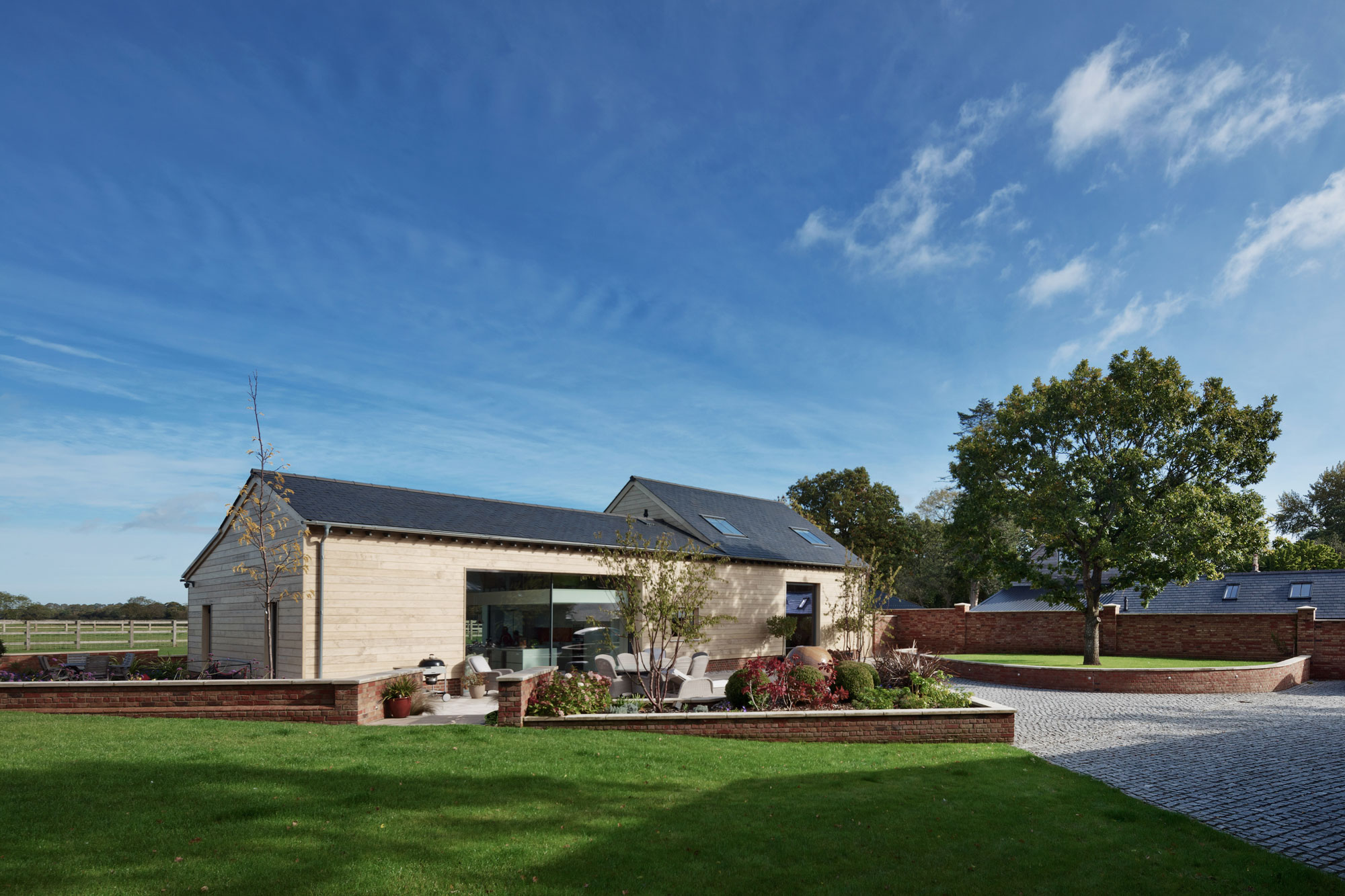 Ellingham Barns - full refurbishment and conversion of barn in the New Forest by INKSPACE Architects and Interior Designers