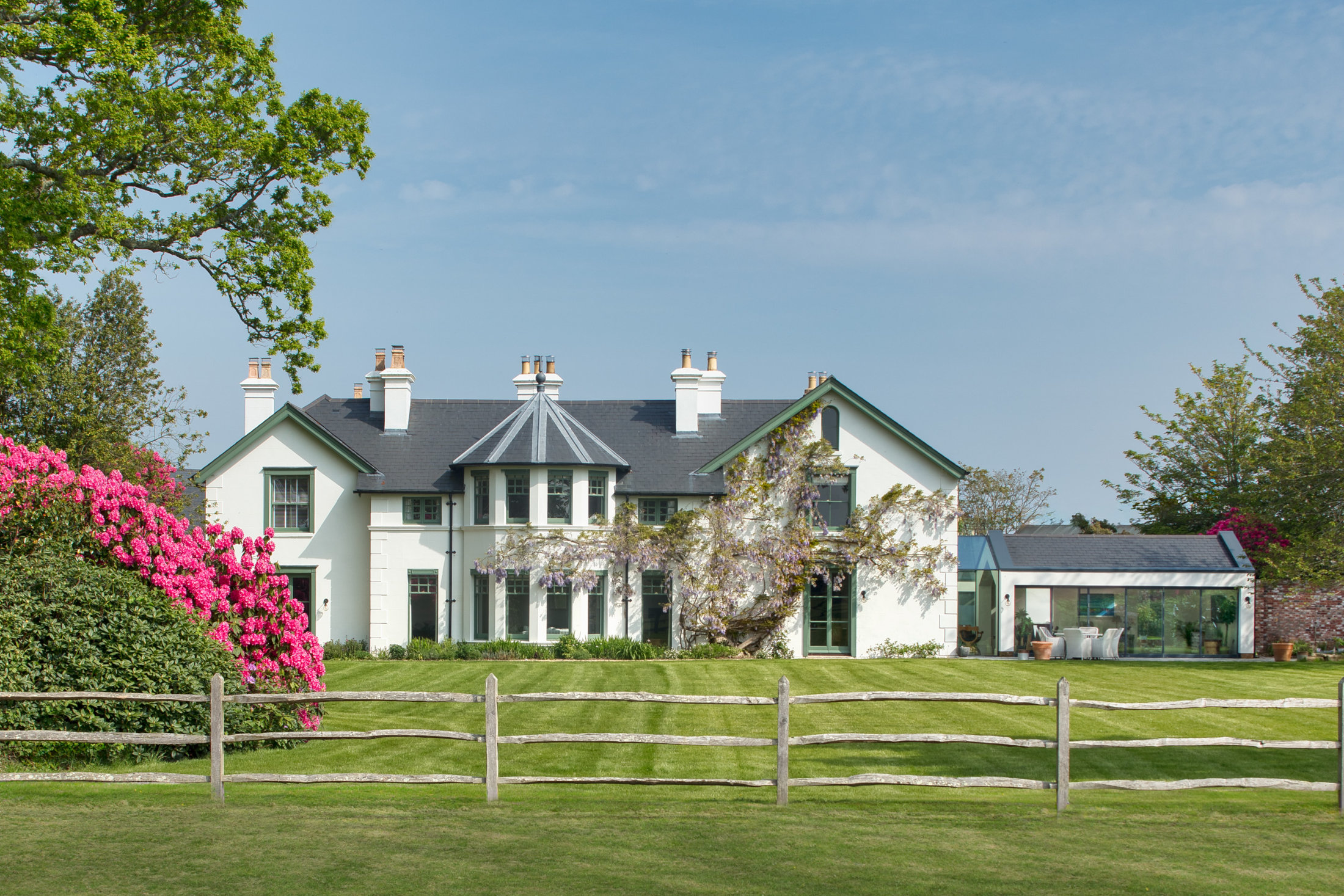 Restoration and extension of New Forest Manor, a Grade II Listed building within 30 acres of natural forest and paddocks, in New Forest National Park