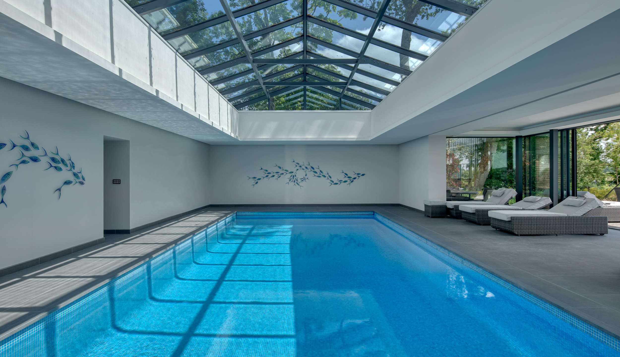 Pool House interior
