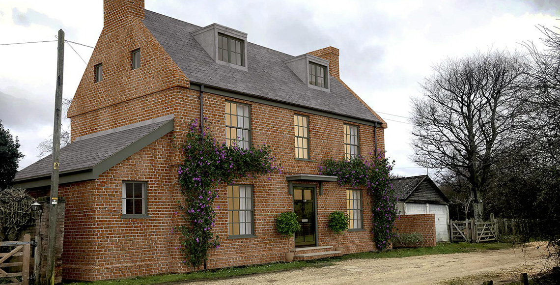 01 Planning permission for Georgian style home in the New Forest, Hampshire