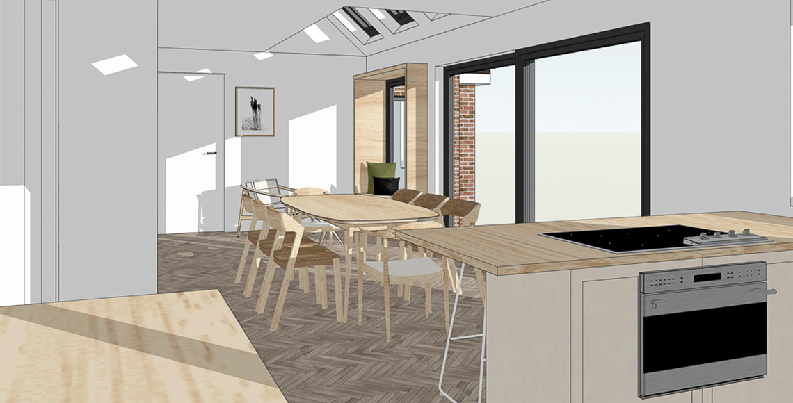 Architectural Projects in Progress by INKSPACE Architects & Interiors Designers in Dorset, New Forest, Devon and Cornwall