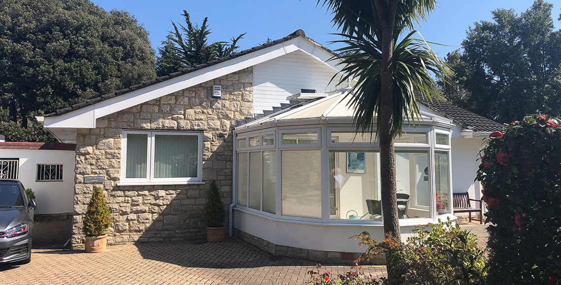 Bungalow in Branksome, Poole before being redesigned and refurbished by INKSPACE Architects and Interior Designers
