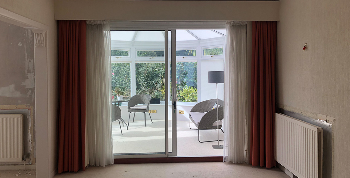Interior room of a bungalow in Branksome, Poole before being refitted and refurbished by INKSPACE Architects and Interior Designers.