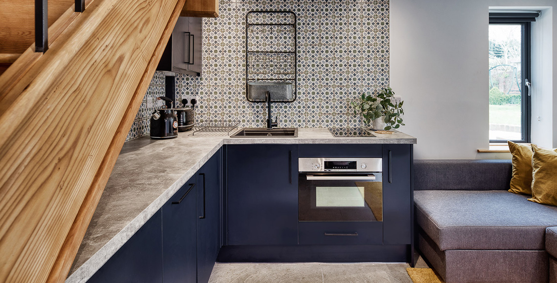 Luxury kitchen / dining area, designed by INKSPACE, Interior Designers in Dorset, Devon and Cornwall