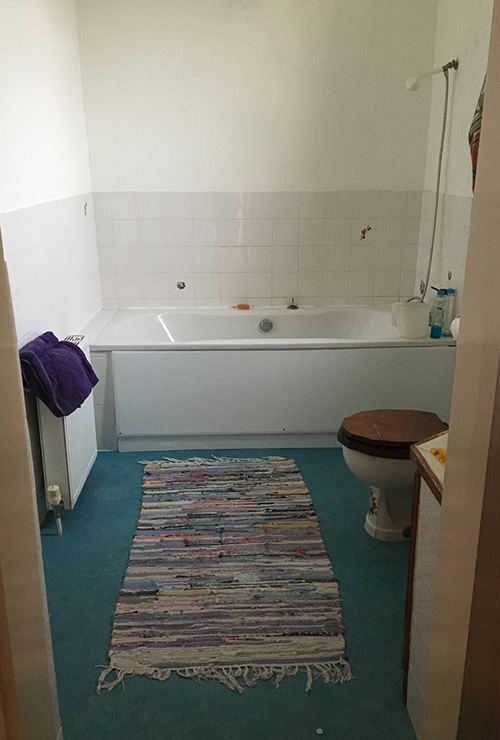 Bathroom in a traditional 1920’s house in Bournemouth being redesigned and refurbished by INKSPACE Architects and Interior Designers