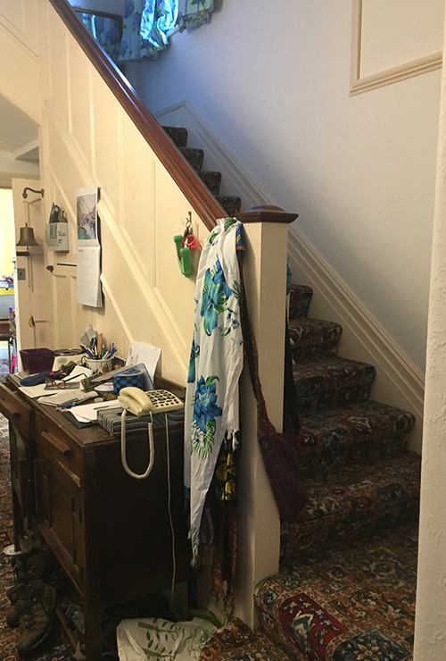 Staircase in a 1920’s house in Bournemouth being redesigned and refurbished by INKSPACE Architects and Interior Designers