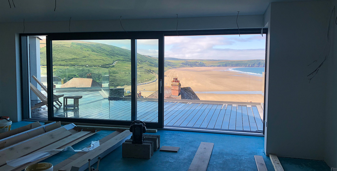Family home in Devon during renovation, a project by INKSPACE Architects and Interior Designers in Dorset, Cornwall and Devon