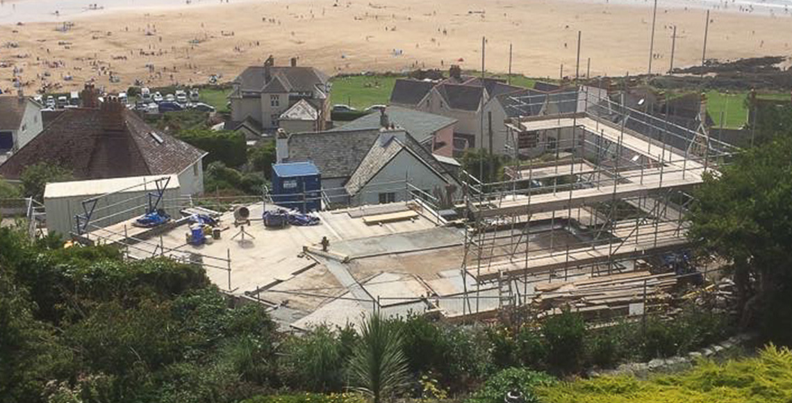 Family home in Devon during renovation, a project by INKSPACE Architects and Interior Designers in Dorset, Cornwall and Devon