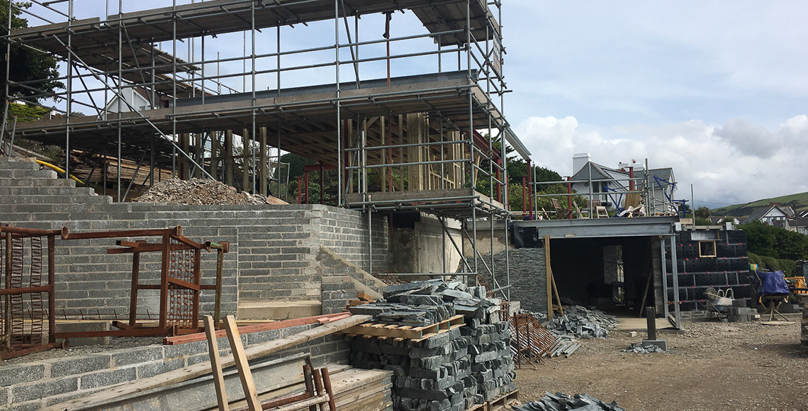 Family home in Devon during renovation, a project by INKSPACE Architects and Interior Designers in Dorset, Cornwall and Devon