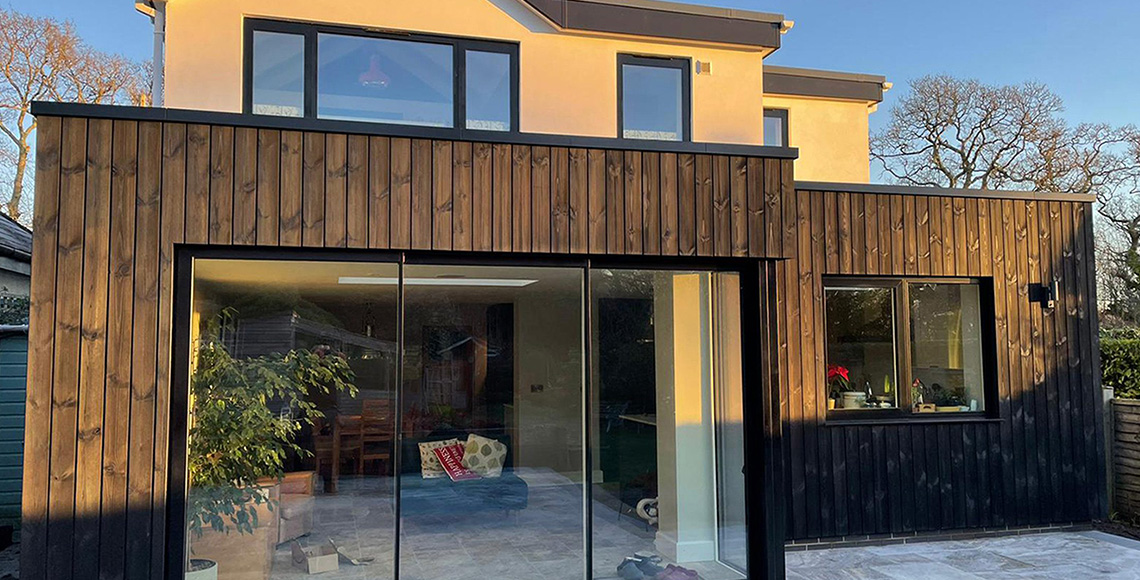 Extension and renovation project of traditional cottage in Sway, New Forest, by INKSPACE Architects and Interior Designers
