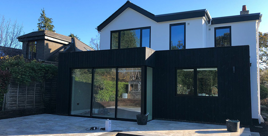Extension and renovation project of traditional cottage in Sway, New Forest, by INKSPACE Architects and Interior Designers