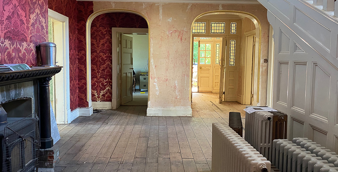 New Forest Manor - hallway - Projects in Progress - InkSpace Architects