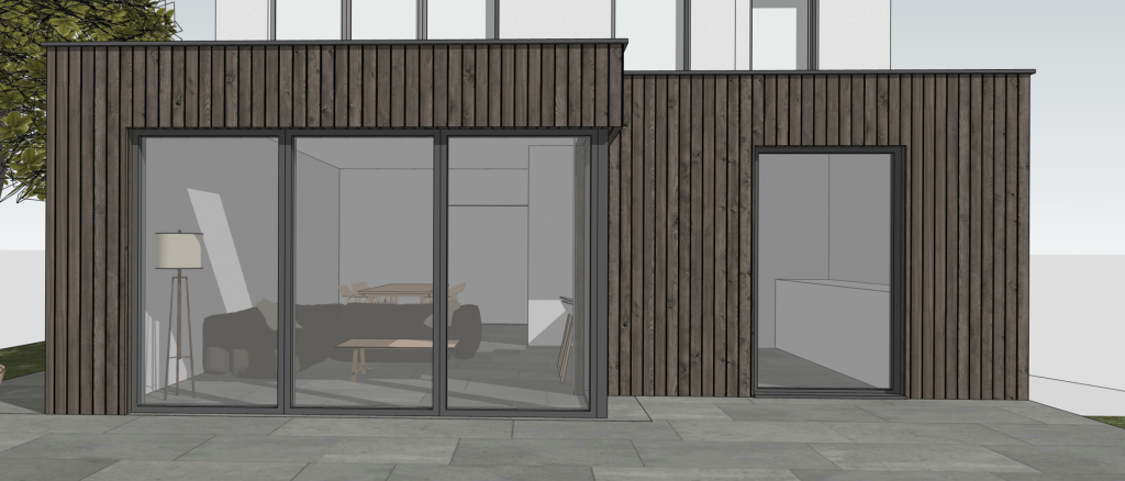 03 Modern extension for cottage in the New Forest - Hampshire