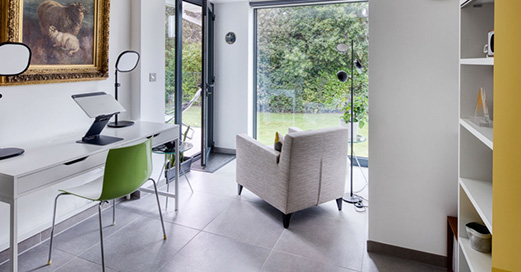 Home office / study area, designed by INKSPACE, Interior Designers in Dorset, Devon and Cornwall