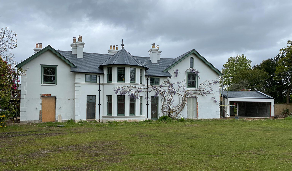 New Forest Manor - Before - Rear View - Inkspace Architects