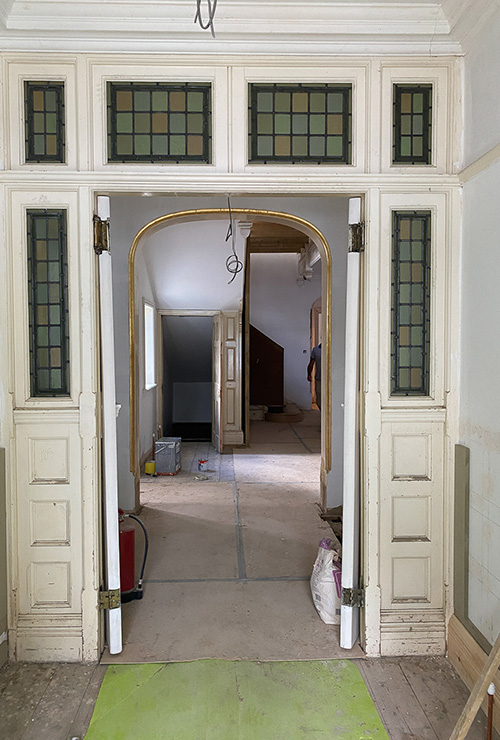 New Forest Manor - interior doorway - Inkspace Architects