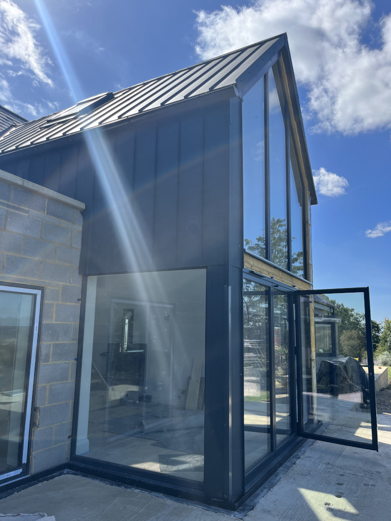 Harvest Hill architecture project - exterior envelope completed